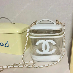 빈티지 샤넬 클리어 베니티백