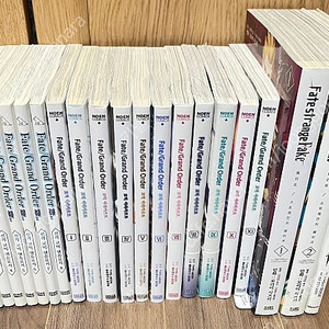 만화책(건담잡지-하비 프라모델(원서), 드래곤볼SD 원서, 원피스 극장판, 열혈강호, 페이트 그랜드오더, 아지랑이 데이즈, 뉴게임, 논논비요리 외) 정리중