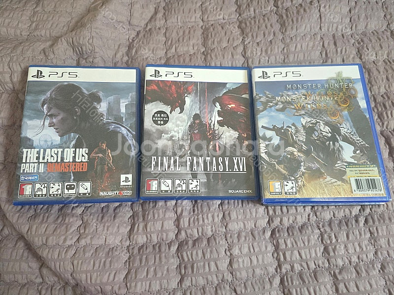 ps5 라스트오브어스2,파이널판타지16,몬스터헌터와일즈...--0