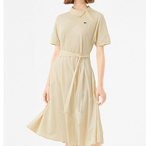 류이서 라코스테 사선 원피스