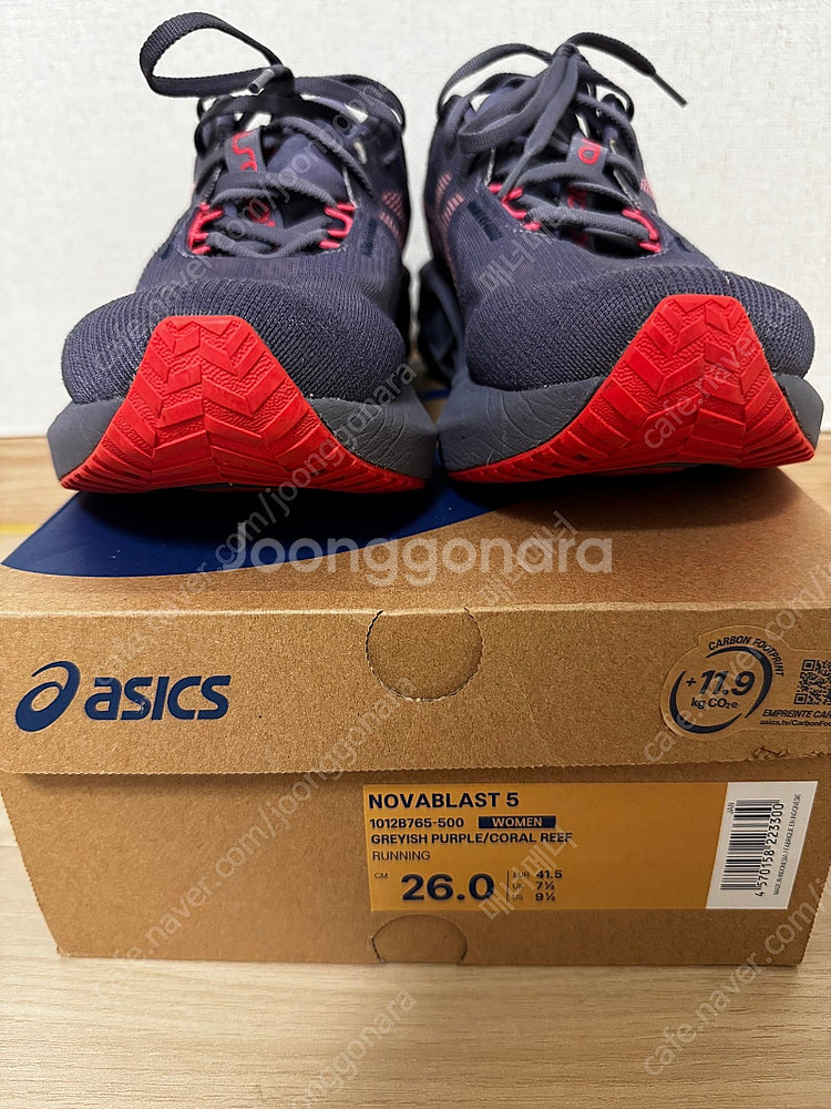 아식스 노바블라스트5 퍼플 260--3
