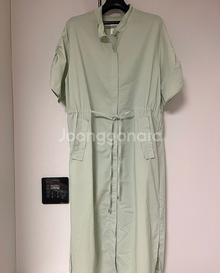 정품 구호 스트링 셔츠 원피스 택포7만5천--0