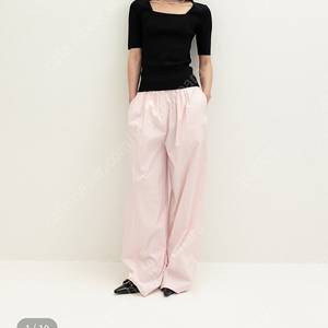 오르 Orr 블랙 스퀘어 넥 (m)