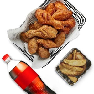 교촌치킨 (반반콤보웨지감자세트)