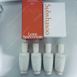 설화수 윤조에센스 90ml 4개 + 텀블러 + 설화수 에코백