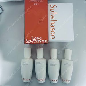 설화수 윤조에센스 90ml 4개 + 텀블러 + 설화수 에코백