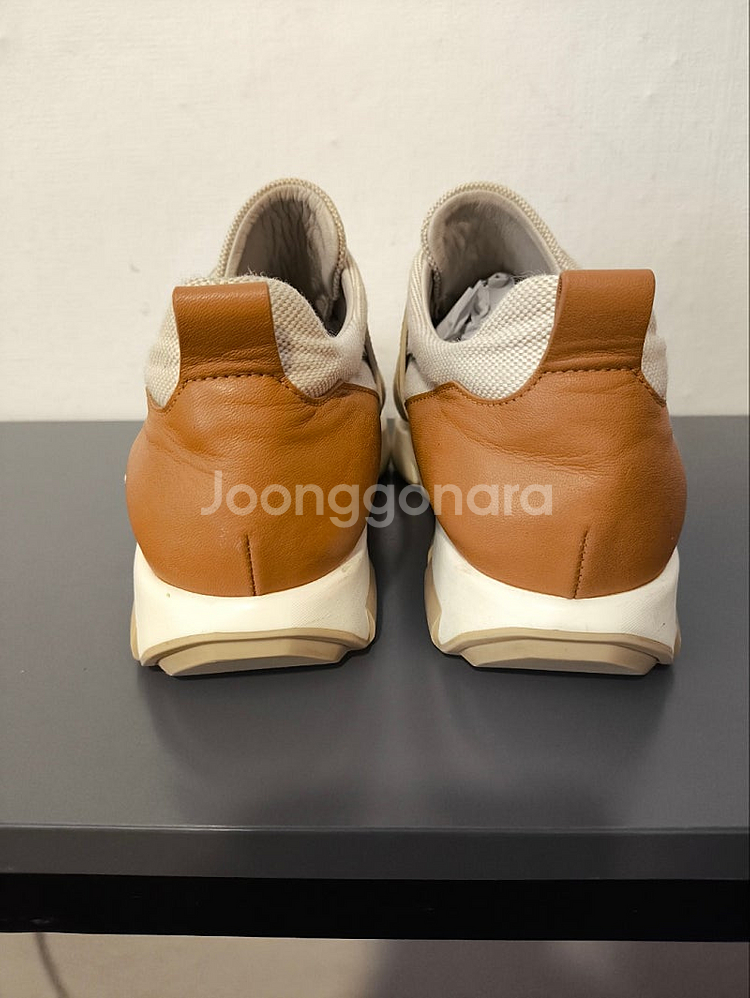 250mm 르베이지 가죽 밸크로 스니커즈--6