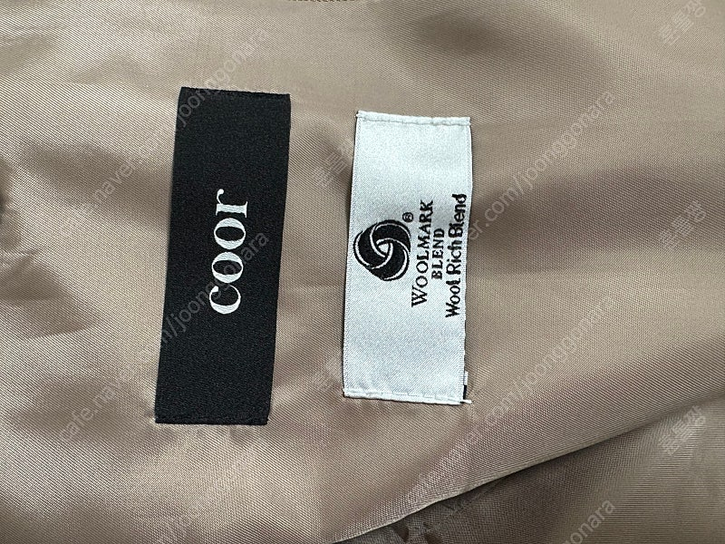 쿠어 울 트렌치 코트 이미지