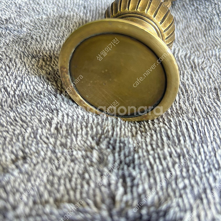 빈티지 일본 황동 촛대 캔들홀더 장식품 팝니다--3
