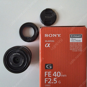 소니 40G 풀프레임 렌즈 (SEL40F25G, 40mm)
