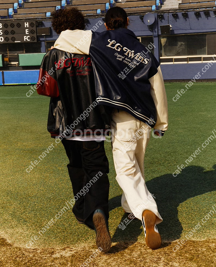 LG트윈스x1993스튜디오 / 빈티지 바시티 자켓 / M,L사이즈 새제품--3