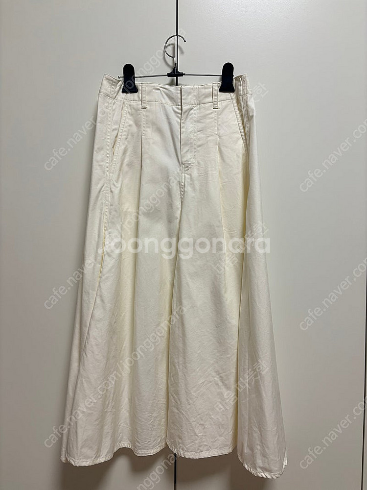 파사드패턴 코튼 플레어 스커트_off white xs사...--5