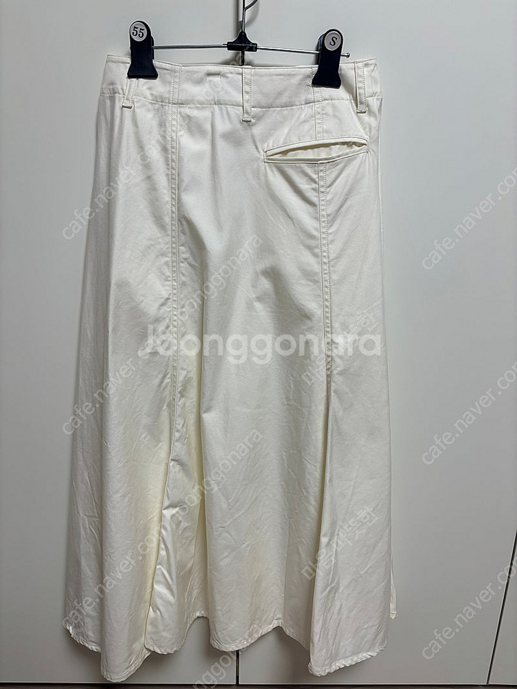 파사드패턴 코튼 플레어 스커트_off white xs사...--6
