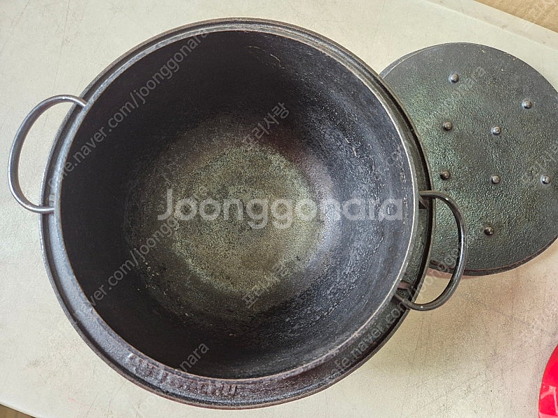 이와츄 밥솥 무쇠솥 가마솥 20센치 5인 미니솥 일제--2