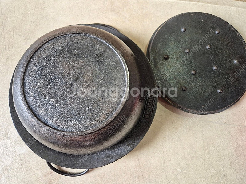 이와츄 밥솥 무쇠솥 가마솥 20센치 5인 미니솥 일제--3