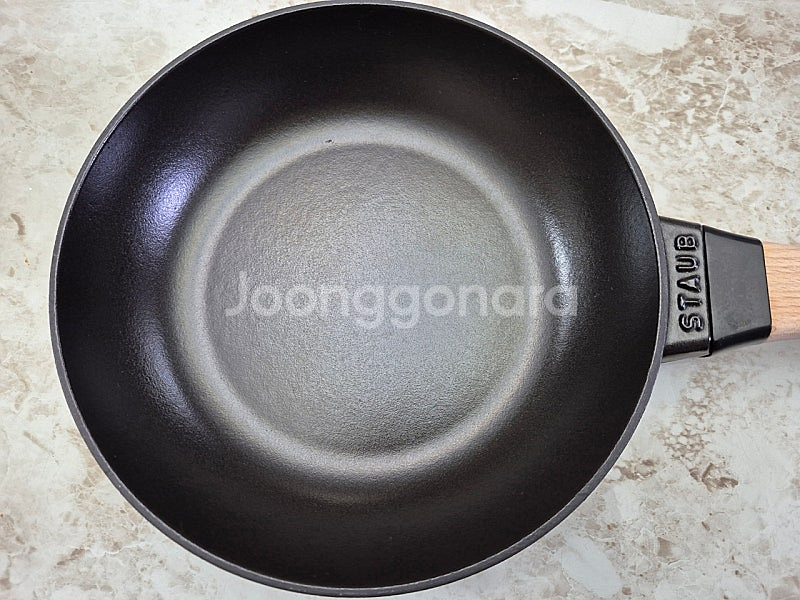 스타우브 우드핸들 후라이팬 무쇠팬 스킬렛 20--0