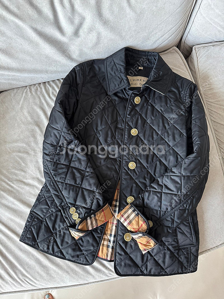 버버리 프랭크비 퀄팅자켓 s사이즈--0