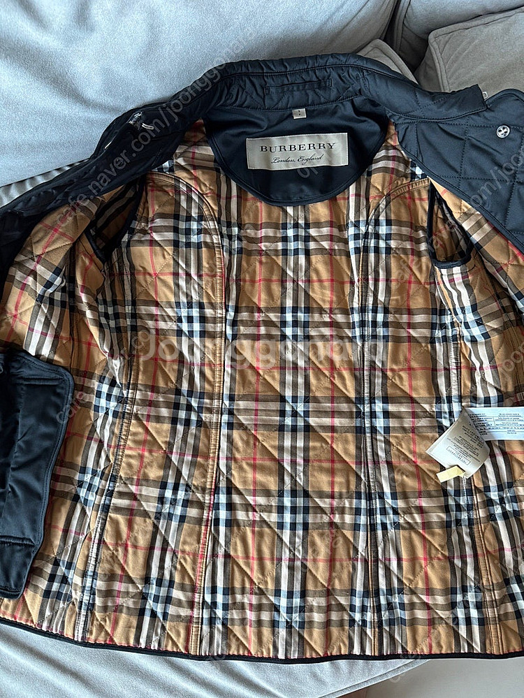 버버리 프랭크비 퀄팅자켓 s사이즈--2