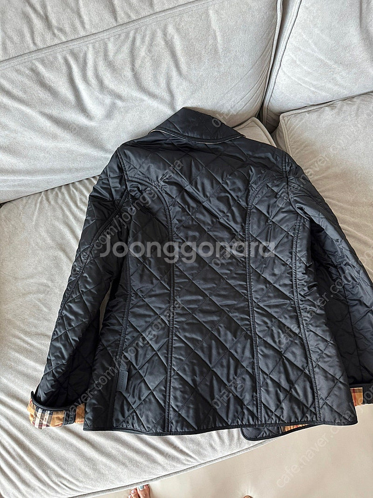 버버리 프랭크비 퀄팅자켓 s사이즈--3