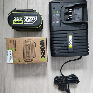웍스 worx 급속충전기 + 5Ah 배터리 판매(택포)