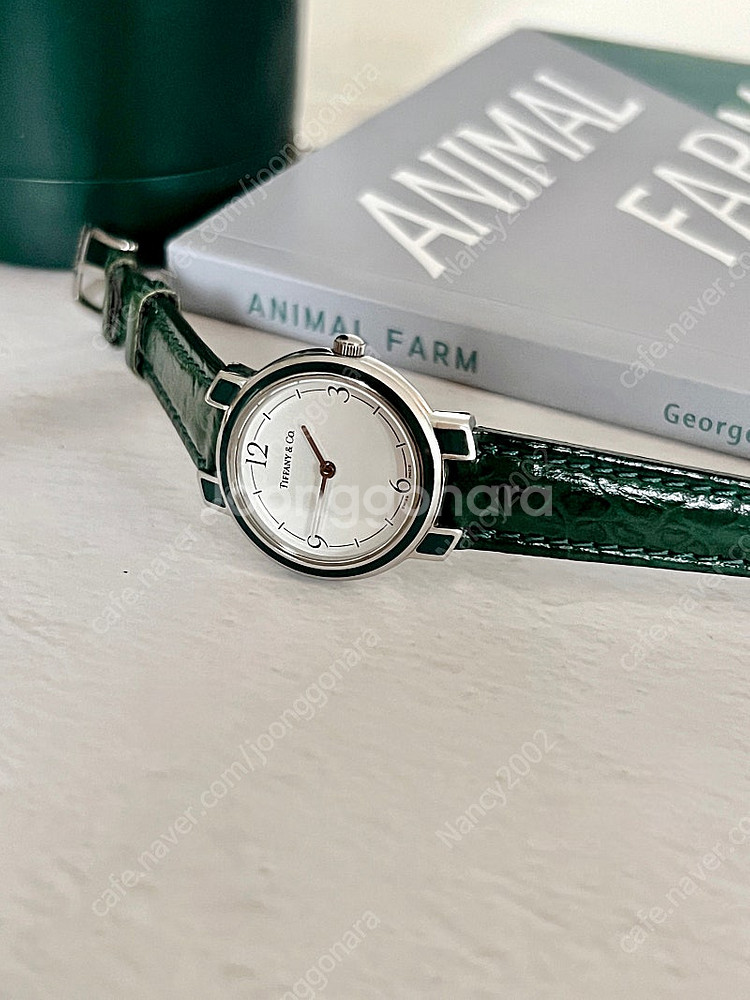 Tiffany&Co 라운드 그린 베젤 티파니 앤 코 빈...--1