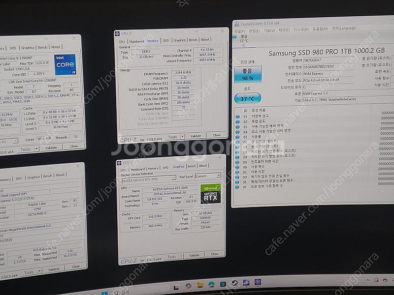 [신림 대학동/직거래만]13900kf/z790/32gb...--3