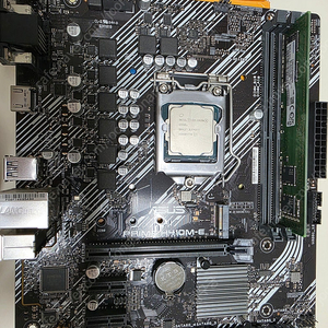 ASUS PRIME H410M-E + G5905 + DDR4-3200 8GB 세트로 판매합니다.