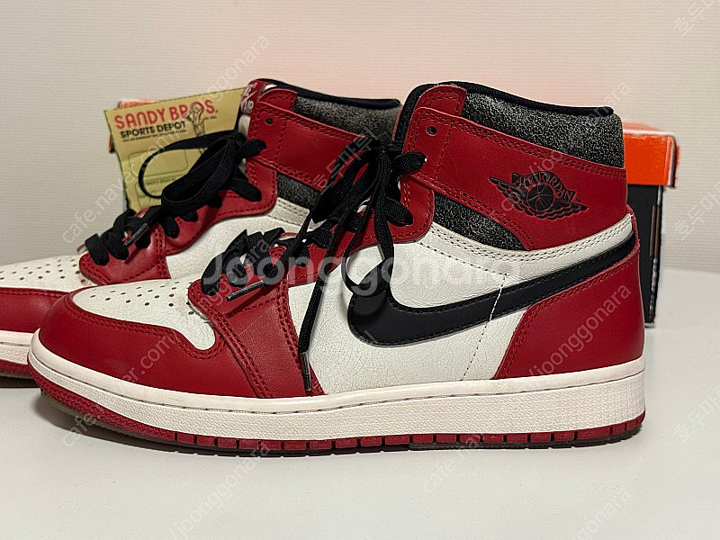 조던1하이 og 시카고 2022 265사이즈--2