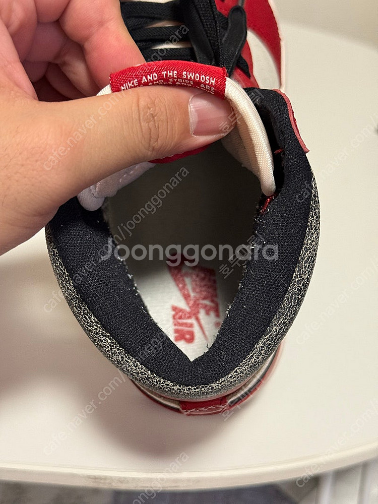 조던1하이 og 시카고 2022 265사이즈--4