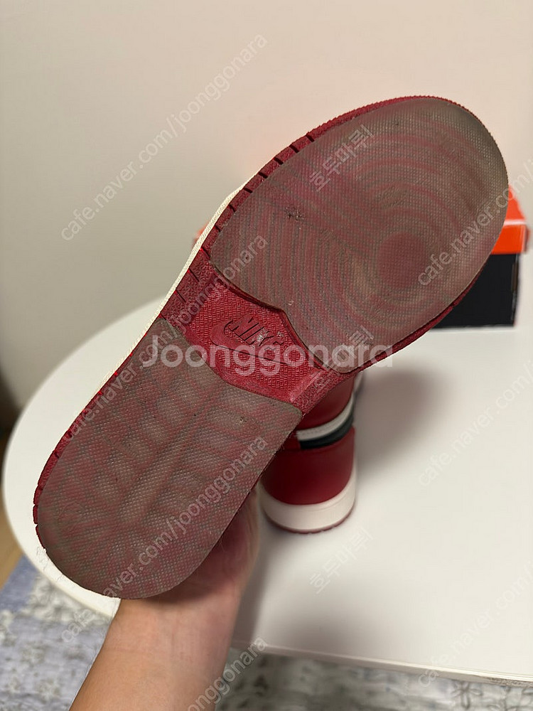 조던1하이 og 시카고 2022 265사이즈--5