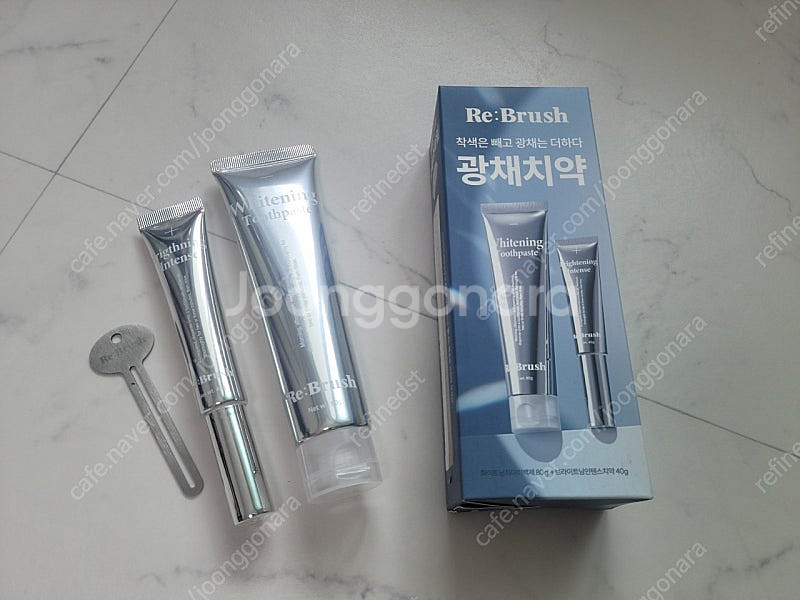 [새상품] Re:Brush 리브러쉬 광채 미백 치약 2...--1
