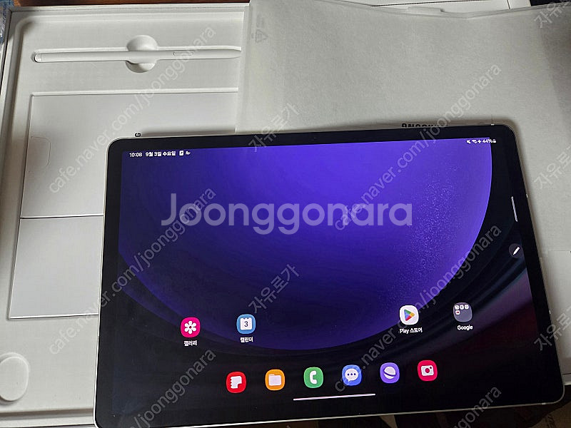 갤럭시탭S9 5G 256GB 베이지 자급제용 팝니다--0