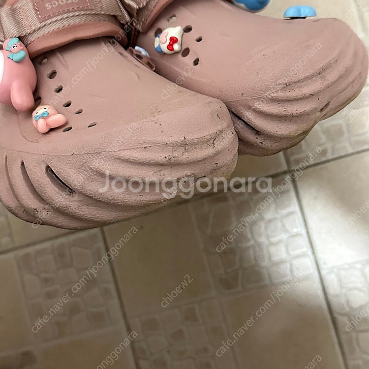 오늘만할인 크록스 에코 클로그 핑크 클레이 240--3
