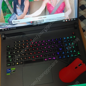 아수스 18인치 /rtx4080/13650h/32ram/1tssd/ ASUS ROG STRIX G18 G814
