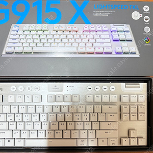 로지텍 G915X TKL 화이트 (25년 01월 구매) 팝니다