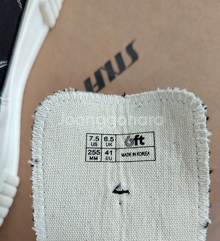 식스핏 남성캔버스화255 키높이 운동화 남성신발--6