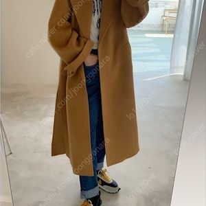 블루민 로샤슬릿 캐시미어 코트 카멜 1사이즈(S 아담녀)판매합니다.새상품!