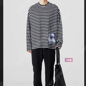 (정품)준지 X 메이플소프 스트라이프 롱슬리브 티셔츠