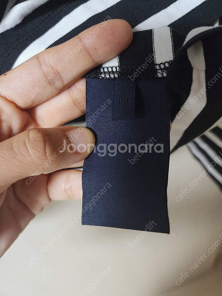 (정품)준지 X 메이플소프 스트라이프 롱슬리브 티셔츠--8