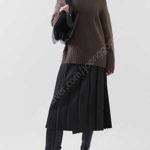 코스 cos 플리티드 랩스커트 36 새것