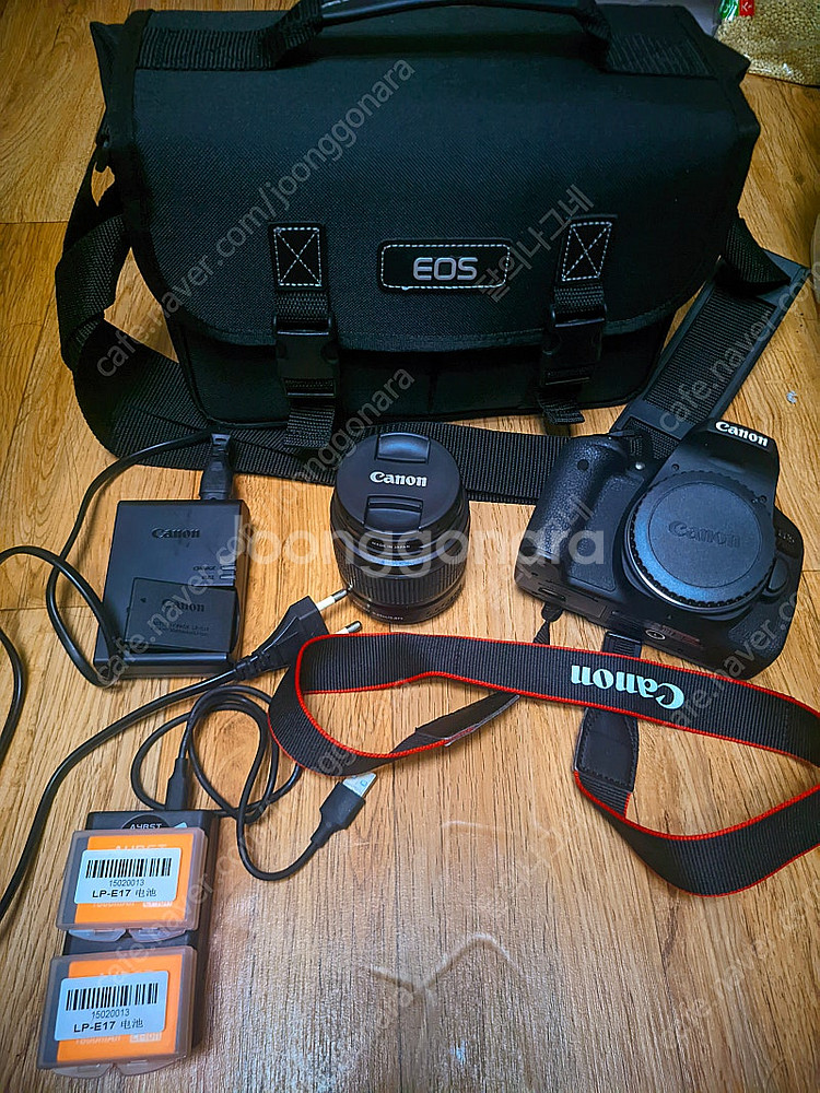 캐논 EOS 750D, 18-55mm렌즈 판매합니다--0