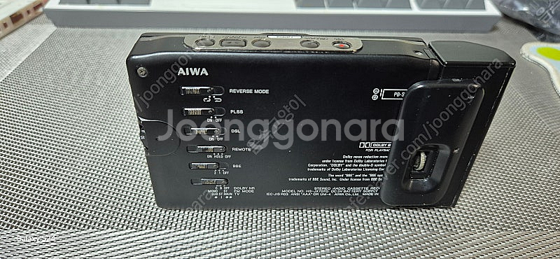 아이와(AIWA)워크맨 HS-JX707. 카세트라디오....--1