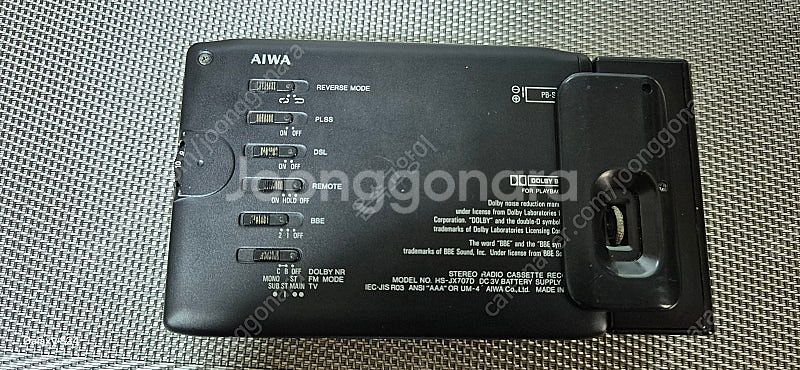 아이와(AIWA)워크맨 HS-JX707. 카세트라디오....--6