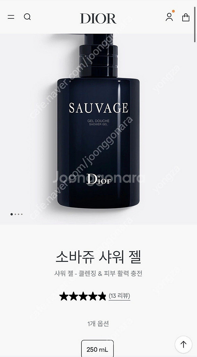디올 소바쥬 (Sauvage) 샤워젤 본품 250ml--4
