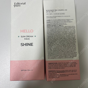 에디토리얼퓨어 헬로선크림 페이스 샤인