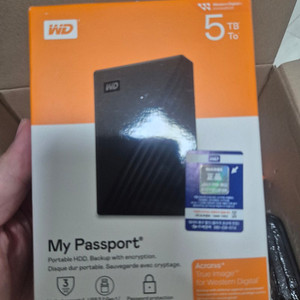 WD 외장하드 My Passport [USB3.2 Gen1] 5TB 판매합니다.