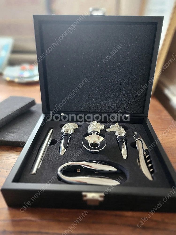 (레어템)빈티지 와인용 액세서리 키트 ㅡ오프너 보틀스토...--3