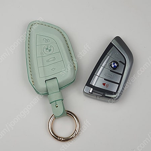 BMW X시리즈 이태리 페코스 파스텔 톤 가죽 키케이스 키커버 [상품촬영용 제작상품]
