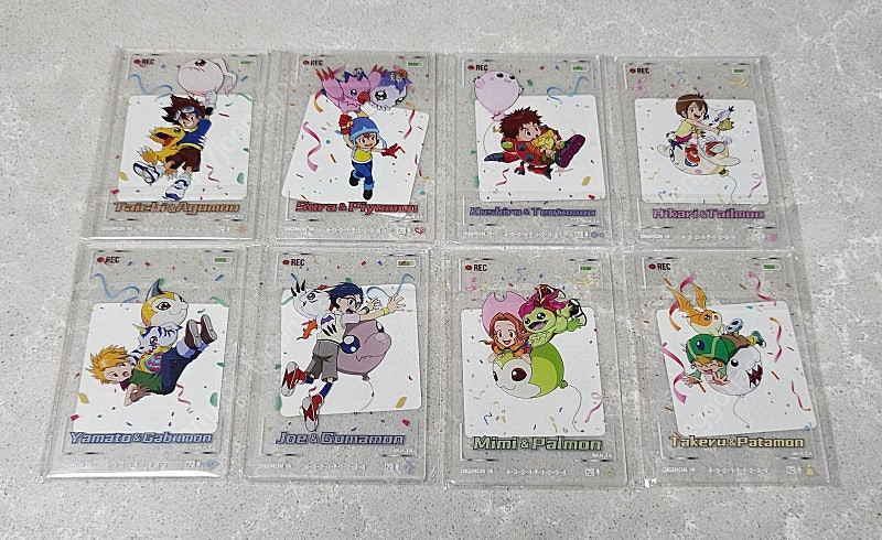 디지몬 투명 아크릴 카드--1