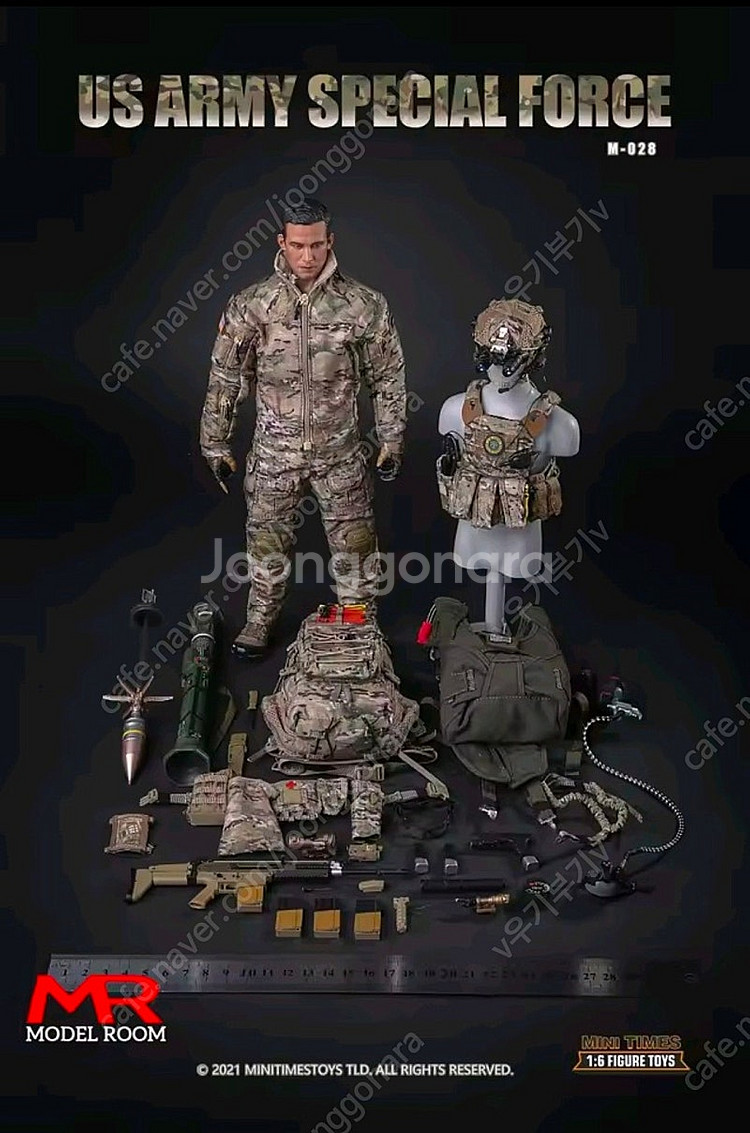 미니타임즈 1/6 스페셜포스 M028 밀리터리 피규어 판매합니다.--3
